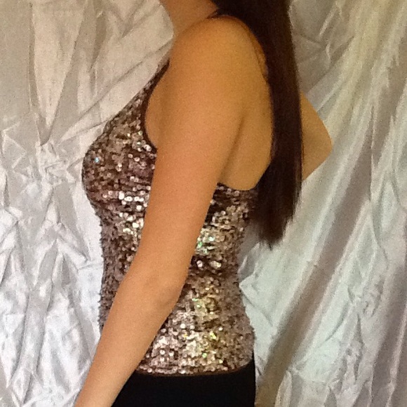πππSequin Racerback Tank Size M - Picture 2 of 3