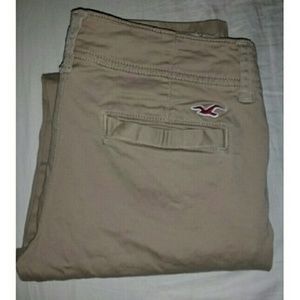 Hollister khaki pants!
