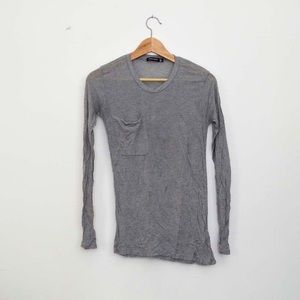 Alternative Apparel Thin Jersey Long Sleeve T
