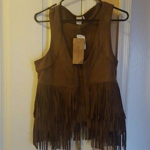 Brown vest