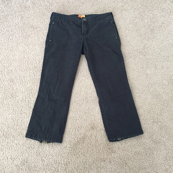 Anthropologie Capri Pant By Twill Twenty Two