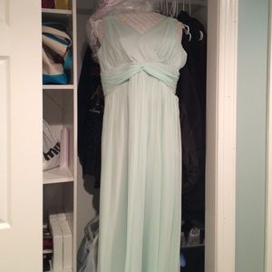 Donna Morgan bridesmaid dress.