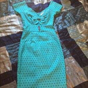 Tatyana pinup polka dot dress
