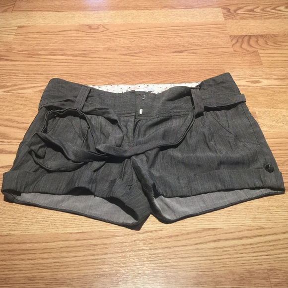 Worn shorts.