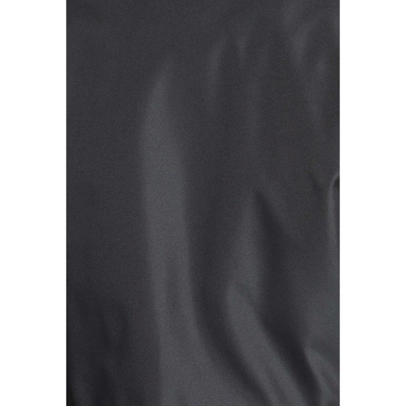 Faux leather trim rain jacket. - Picture 2 of 2