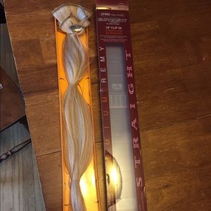 Euronext remy 18" human hair clip in extensions