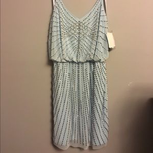 NWT Light Blue Jeweled Party Dress