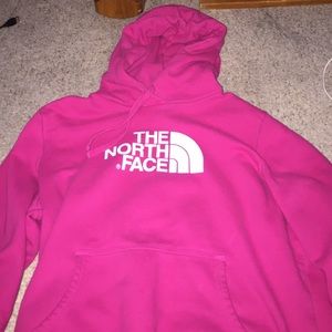 Pink NorthFace Hoodie