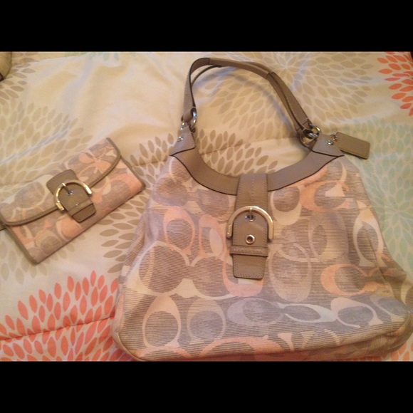 Coach Handbag with Matching wallet