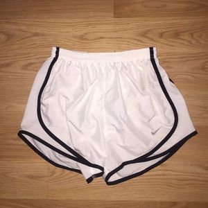 White Nike Tempo Shorts