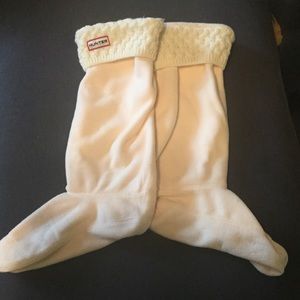 Cream Hunter boot socks