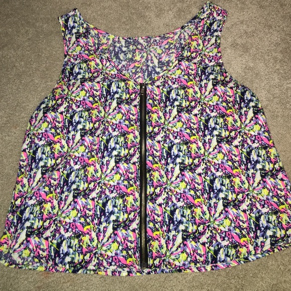 multicolored tank top