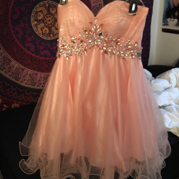 pink homecoming dress