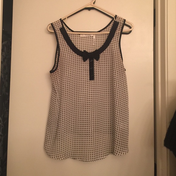 Black and White Tank Top