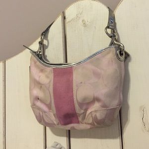 Pink coach purse