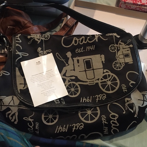 Coach Horse and Carriage tote Never used