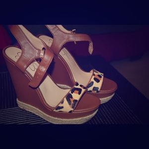 Jessica Simpson platform wedges