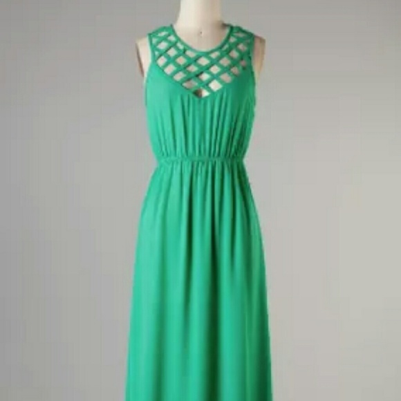 Teal Maxi Dress