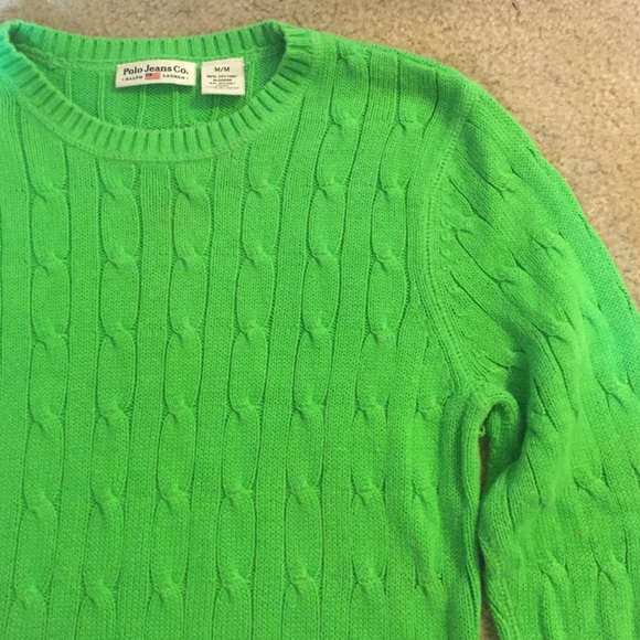 Lime Green Polo Jeans Co by Ralph Lauren Sweater