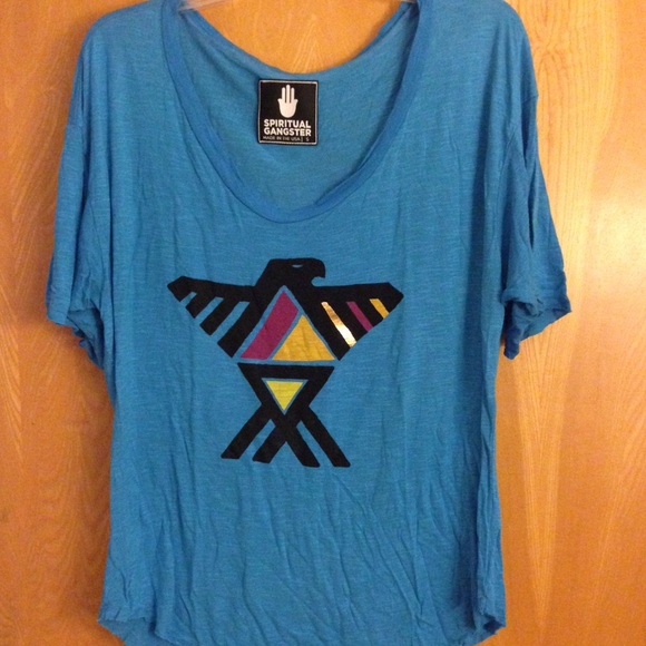 Spiritual Gangster oversized yoga tee