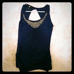 Navy blue bling