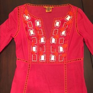 Tory Burch Pink Tunic