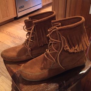 Minnetonka Fringe Boot