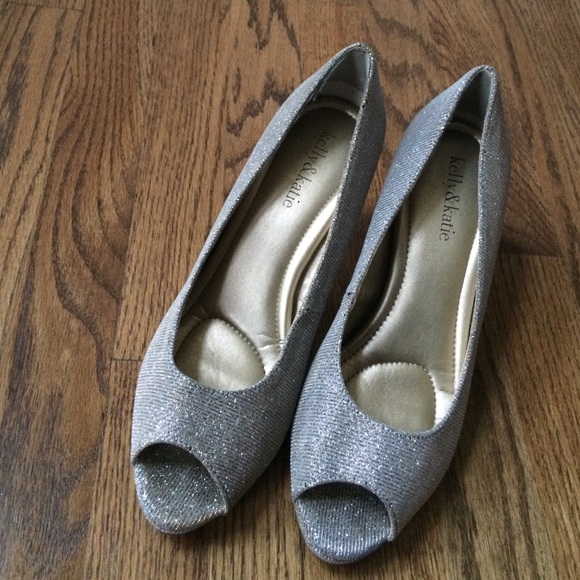 Silver Sparkly Heels