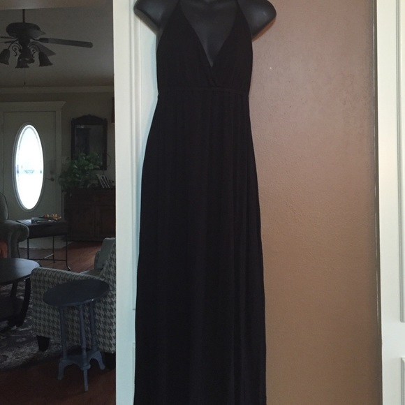 Long black nightie