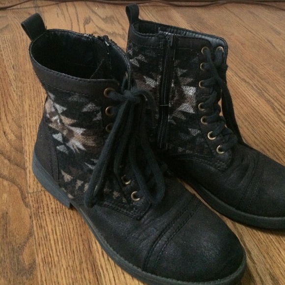 Textile Combat Boots