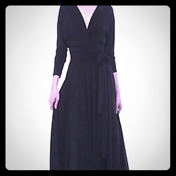 Norma Kamali dolman jersey wrap dress