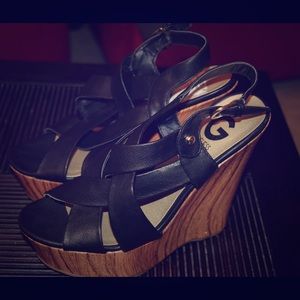 G by Guess platform wedges