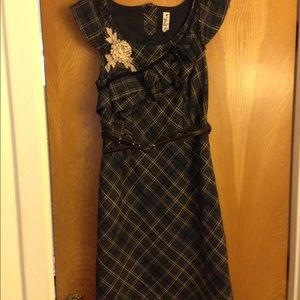 Tweed Anthropologie dress