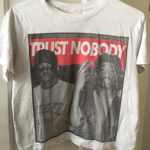 Trust nobody tupac/biggie tshirt