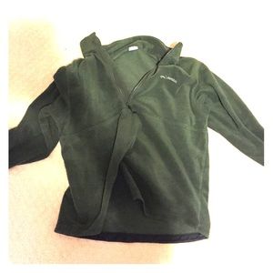Hunter green Columbia fleece