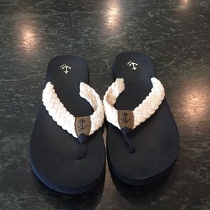 J Crew flip flops!