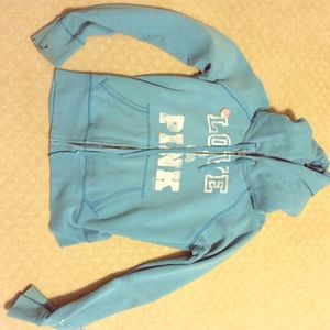 Blue Victoria secret hoody