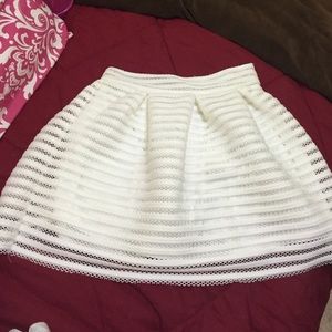White skirt