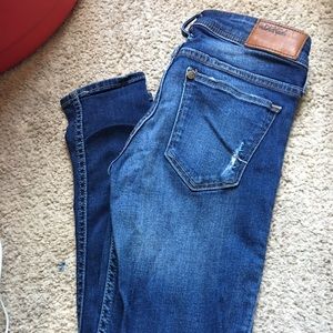 Denim skinny jeans