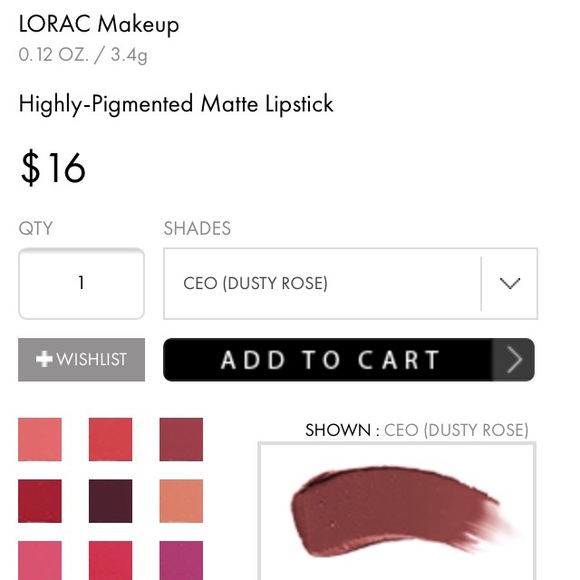 LORAC alter ego lipstick NEW💋💄