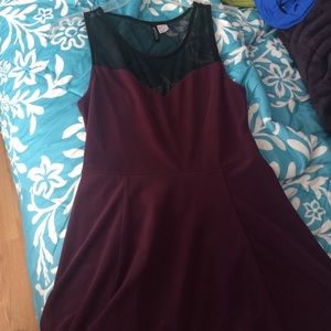 Maroon dress