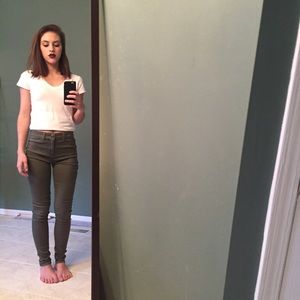 Tinseltown Olive Jeggings