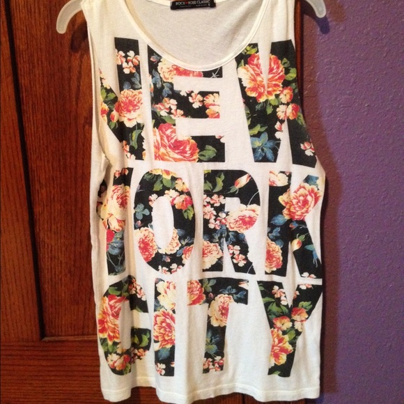 New York tank top looks super cute!