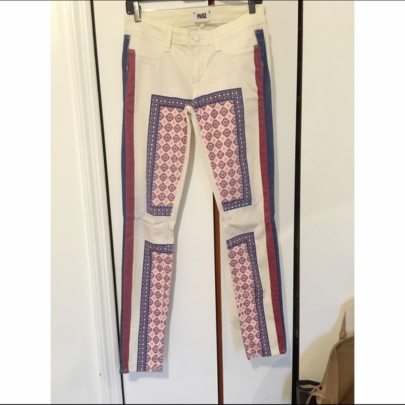 Paige denim printed jeans
