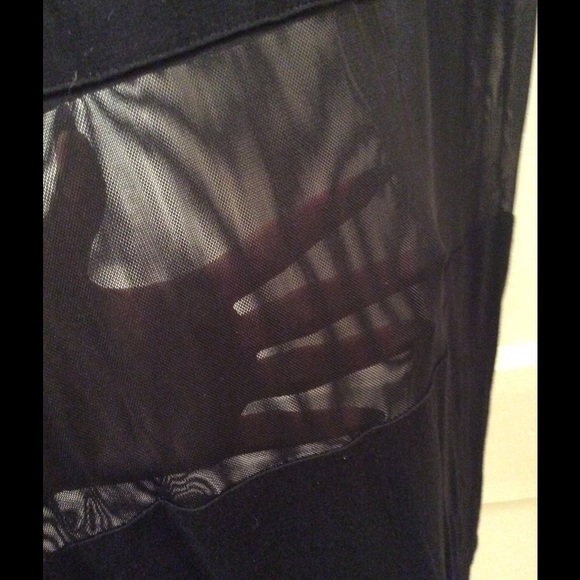 Mesh peep maxi skirt - Picture 4 of 4