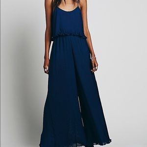 Blue wide leg Lovers + Friends jumper