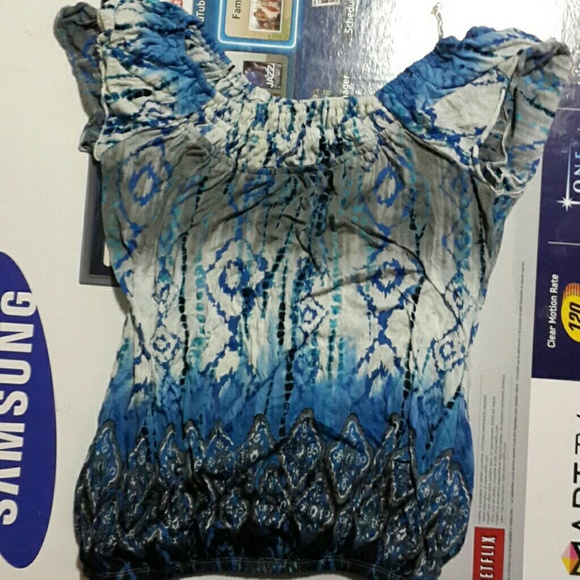 Multicolored, srunch shirt