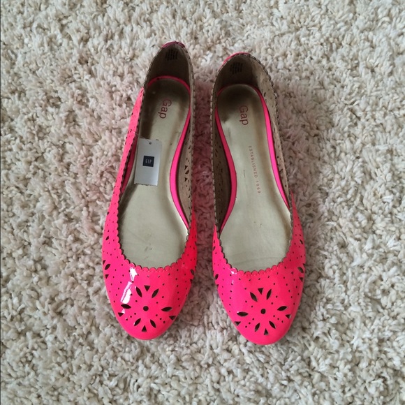 Hot Pink Valentine Flats sz. 8 ❤️