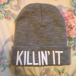 "killin' it" beanie