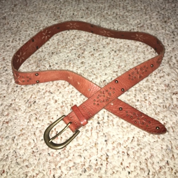Brown Leather Belt